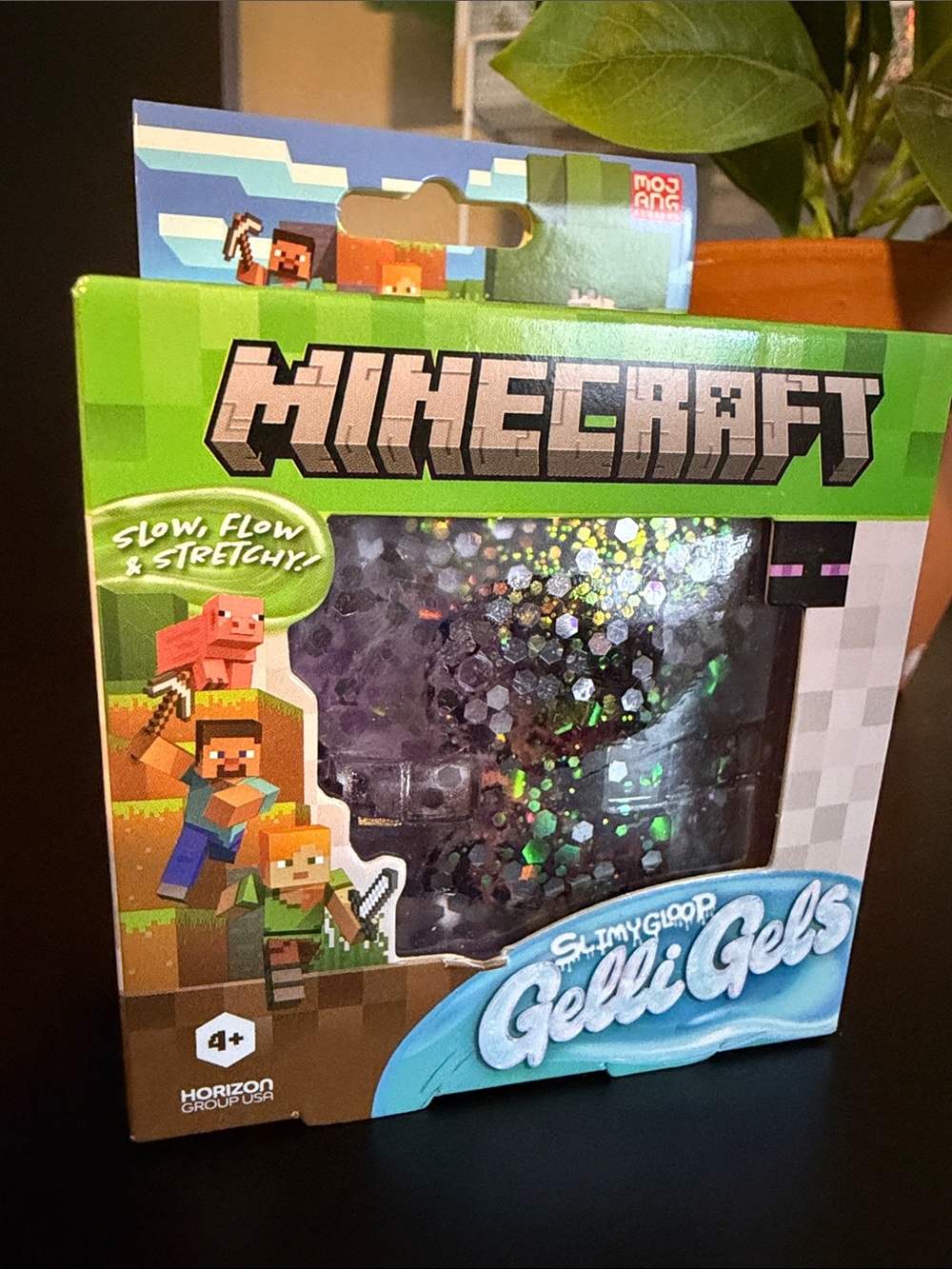 Minecraft SlimyGloop Gelli Gels Sensory Toy - Purple - Picture 2 of 4